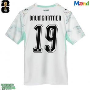 Østrig Christoph Baumgartner #19 Replika Udebanetrøje VM 2026 Kortærmet